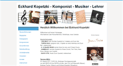 Desktop Screenshot of eckhard-kopetzki.de