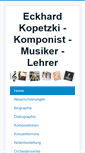 Mobile Screenshot of eckhard-kopetzki.de