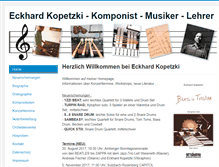 Tablet Screenshot of eckhard-kopetzki.de